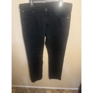 Levi's 541 Jeans Men's 36x32 Black Dark Wash Straight Leg Jeans